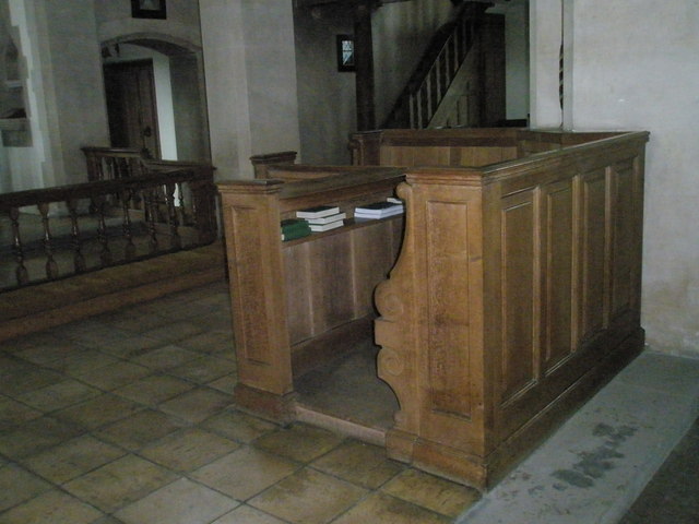 St Mary, Littlehampton: prayer desk