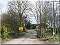 Entrance to South Park Farm - Hare Lane