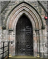 Holy Trinity Church, Mossley- west door