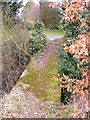 Footbridge on the footpath to the A12 Melton Bypass