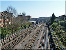 TQ2789 : Northern Line north of East Finchley by Robin Webster
