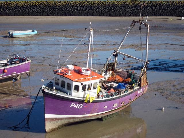 Purple boat Â© Oast House Archive :: Geograph Britain and    