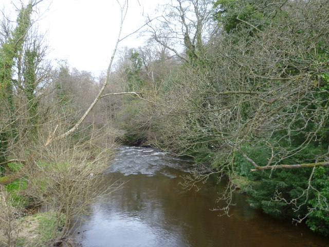 River South Esk from the Old Bridge at... © kim traynor :: Geograph ...