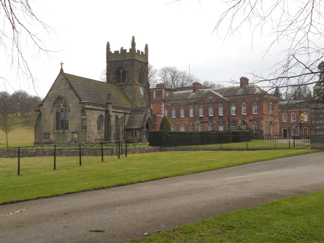Okeover Hall and its Church