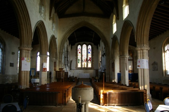 Interior of St John the Baptist,... © Tiger :: Geograph Britain and Ireland