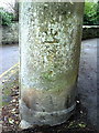 Benchmark on the end of wall pier, The Planks