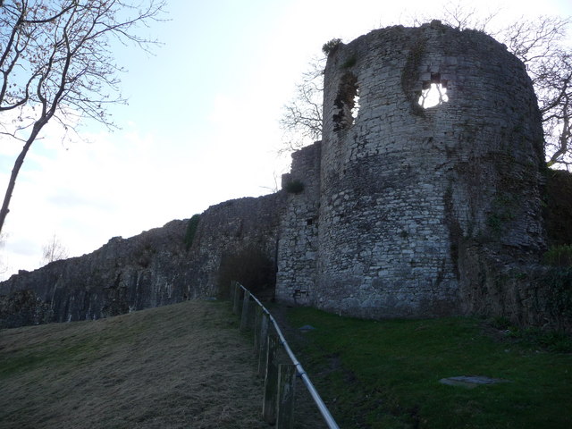 Part of the town walls of Denbigh