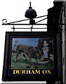 Sign for the Durham Ox