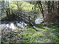 Footbridge across the Afon Ystrad near Denbigh