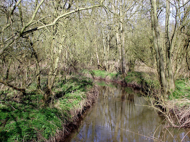 River Worfe north-east of Higford,... © Roger Kidd :: Geograph Britain ...