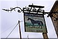 The Black Horse Inn (2) - pub sign, Cranham