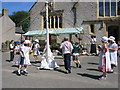 Litton Primary School with Maypole dancing by school pupils