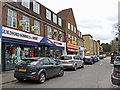 Kingpost Parade, London Road, Burpham, Guildford, looking south