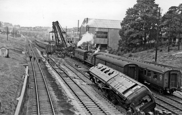 A major accident on the ECML near New Southgate