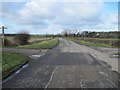 Footpath  and  Lane  Junction  west  of  Kilnwick