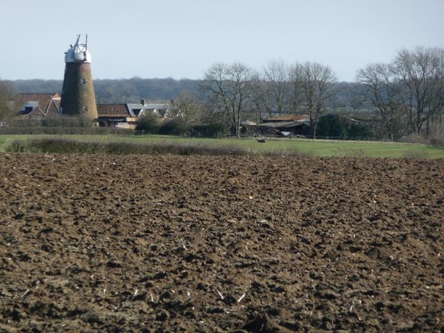 Bare field, north-west of the windmill