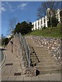 Steps to car park, Torquay