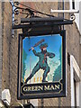 TQ2981 : Sign for The Green Man, Berwick Street, W1 by Mike Quinn