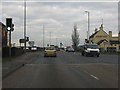 A46 at Aston Cross traffic lights