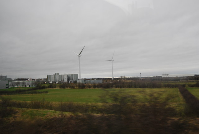 Wind Turbines on Nelson Industrial Estate, Cramlington