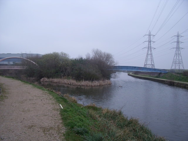 Entrance to Mossop's Creek from the Lee Navigation