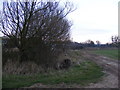 TM3662 : Footpath to the A12 Saxmundham Bypass by Geographer
