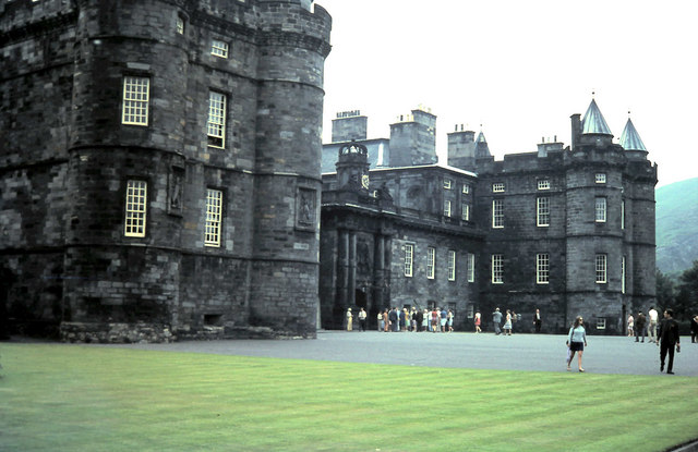 Holyrood House 1972 © Gordon Spicer :: Geograph Britain and Ireland