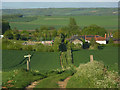 Track and farmland, Moulsford