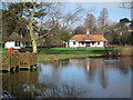 Pond and Bowling Hut at Alexandra Park