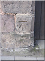 Bench mark in Castle Gates, Shrewsbury