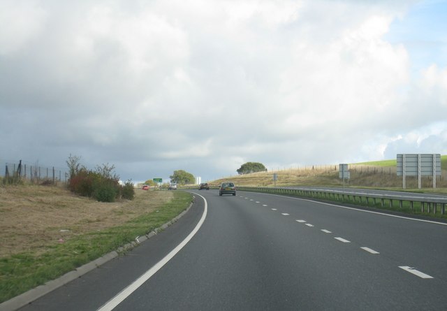 Southern end of Baldock Bypass