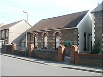 ST1195 : Calfaria Baptist Church, Nelson by Jaggery