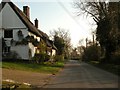 Thatched cottages along Fen Road