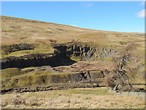 NY8046 : Barney Crag Quarry below Black Hill by Mike Quinn