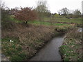 Whitehall Brook at the bridge Foden Lane, Chorley