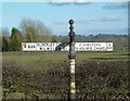 Road junction on the A535,  Alderley, Cheshire