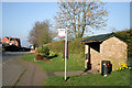 Bus stop in Rushwick