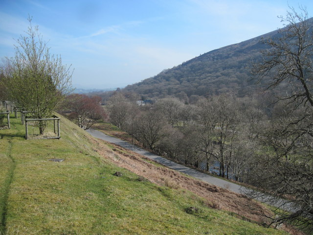 elan valley cycle route map