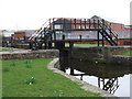 Ince-in-Makerfield - footbridge at Lock 79