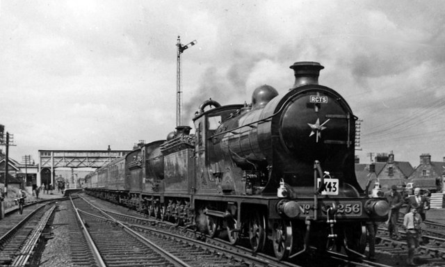 A Rail Tour train at St Boswells Station in 1961