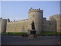 Windsor Castle and memorial