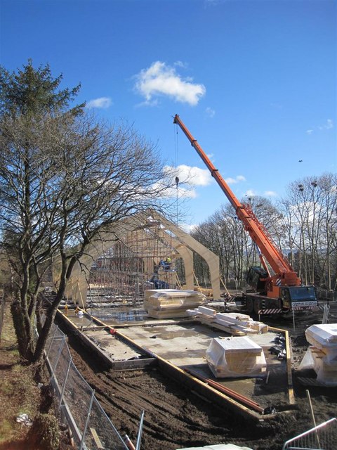 Erection of The Carrick Centre