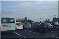 Traffic at lights, Staines bypass