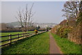 Dawlish : Footpath by Oak Hill