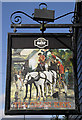 The Cross Keys Inn sign at Ettrickbridge