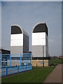 Ventilation shafts in Millwall Park