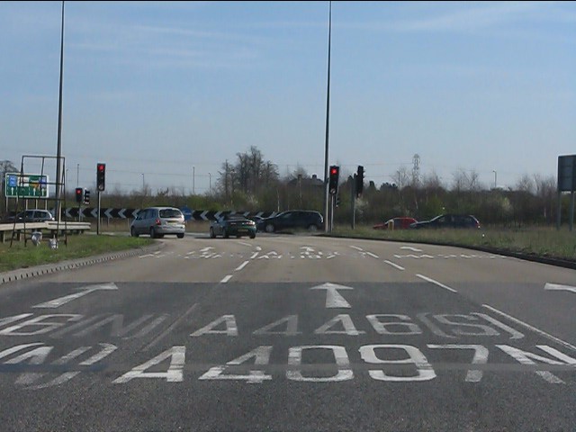 A4097 approaching M42 junction 9 © Peter Whatley :: Geograph Britain and Ireland