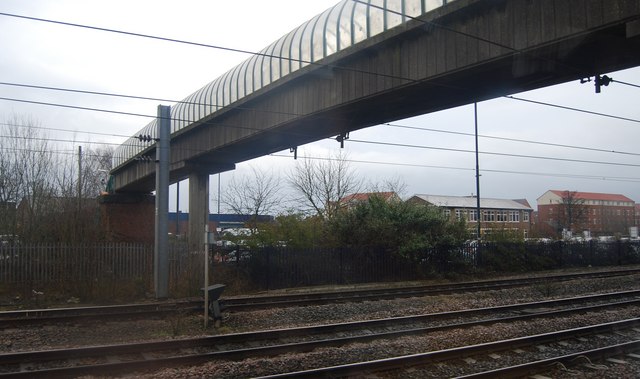 Footbridge Over The East Coast Main... © N Chadwick :: Geograph Britain ...