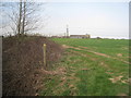 Farm track to Newstead Farm