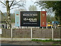 Entrance to Wilmslow  Rugby ground